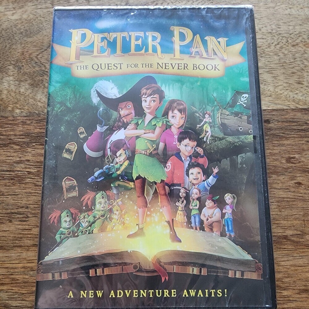Peter Pan The Quest For The Never Book DVD Echo Bridge Widescreen New Sealed